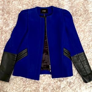 Blue fun and edgy Maje blazer
